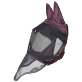 Flughuva Deluxe with Ears & Nose Vinröd