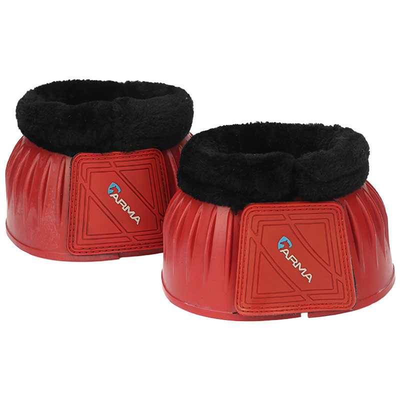 Gummiboots Fleece Röd