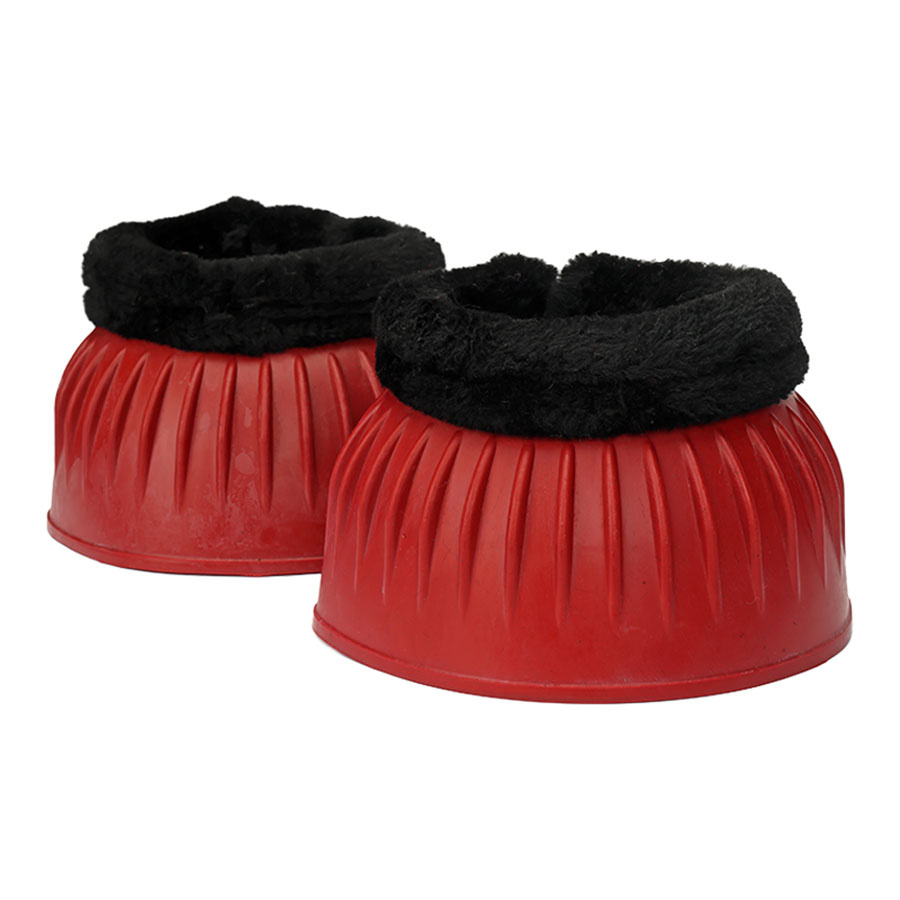 Gummiboots Fleece Röd