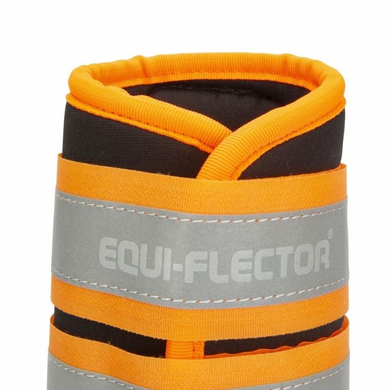 Damasker Equi-Flector Svart/Orange