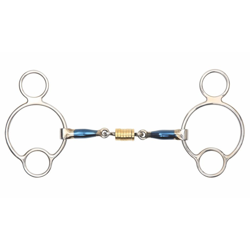 3-delat Bett med Rullar Blue Sweet Iron Universal