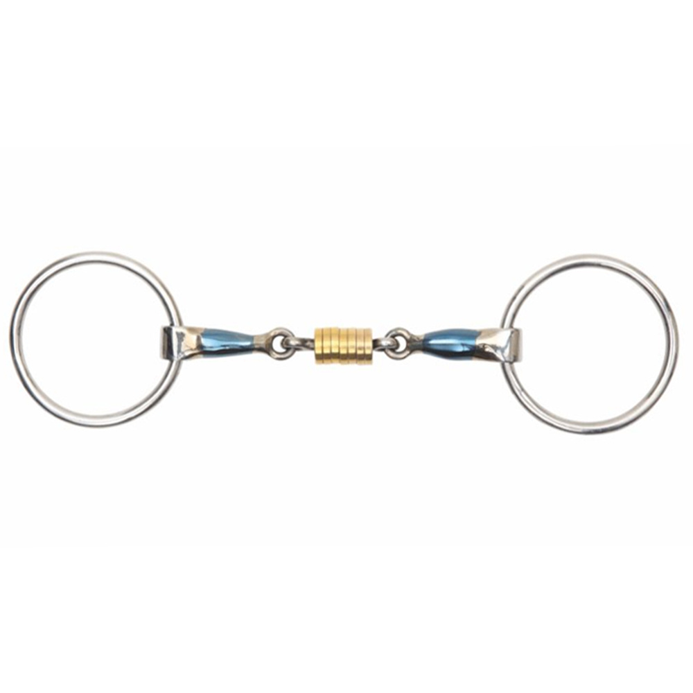 3-delat Bett med Rullar Blue Sweet Iron