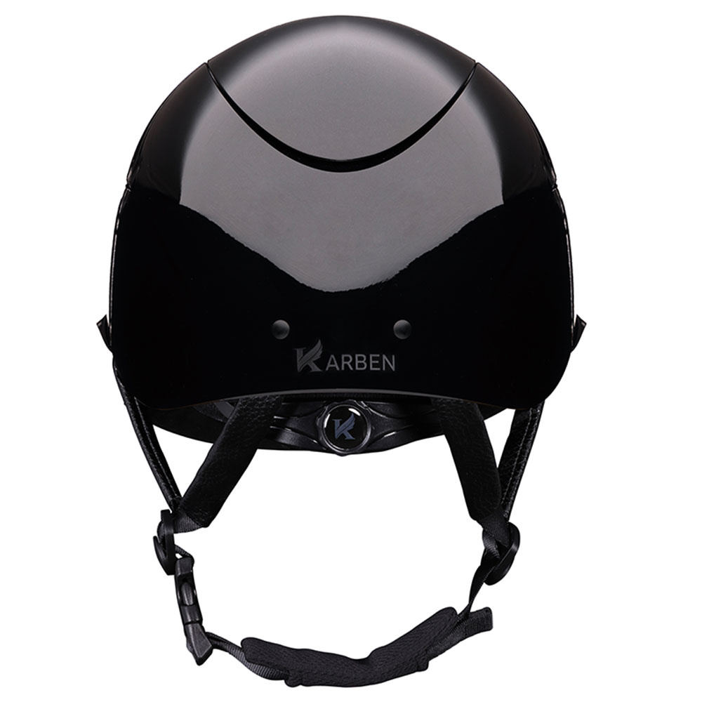 Ridhjälm Alina Ellipse Glossy Svart/Gun Metal
