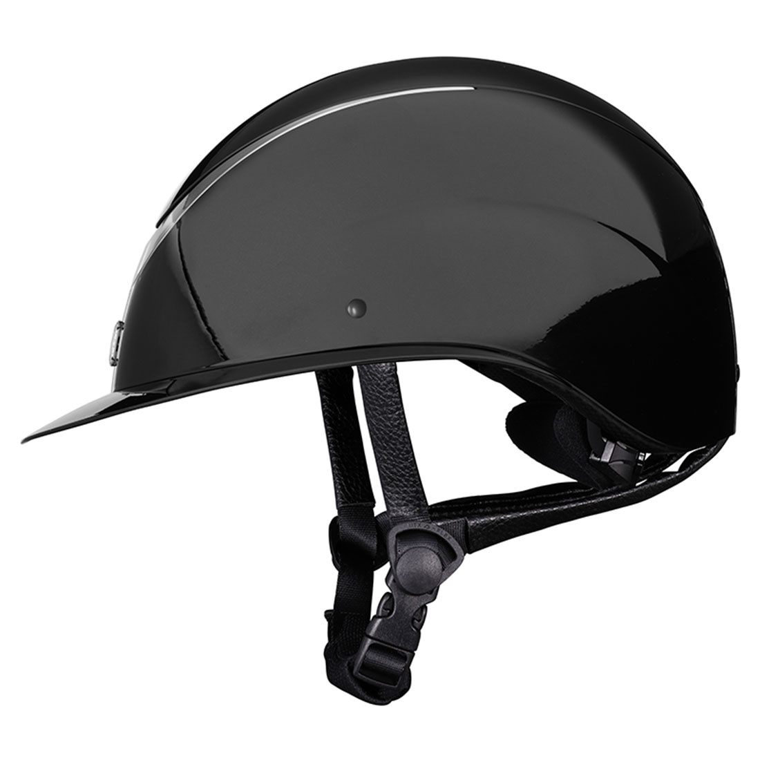 Ridhjälm Alina Ellipse Glossy Svart/Gun Metal