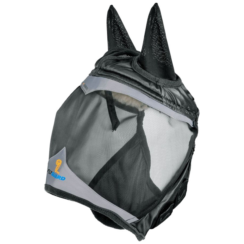 Flugmask med Öron & Hål för Pannlugg Svart/Grå