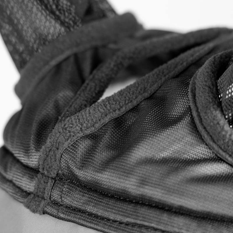 Flugmask med Öron & Hål för Pannlugg Svart/Grå