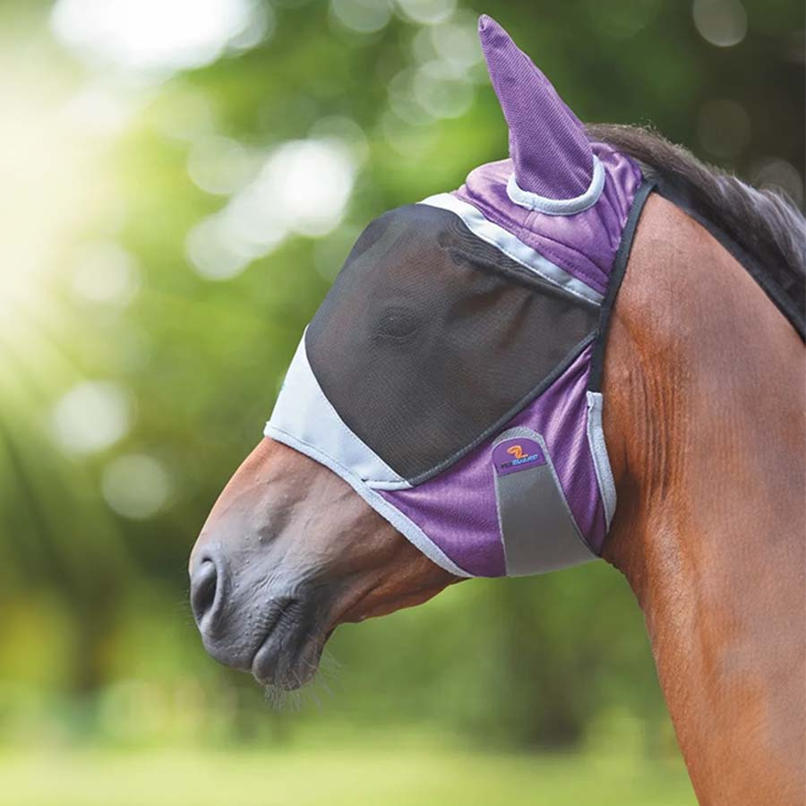 Flugmask Deluxe med Öron Lila