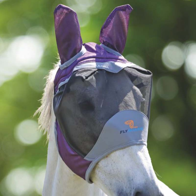 Flugmask Deluxe med Öron Lila