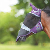 Flugmask Deluxe med Öron & Nos Lila Flugmask Deluxe med Öron & Nos Lila