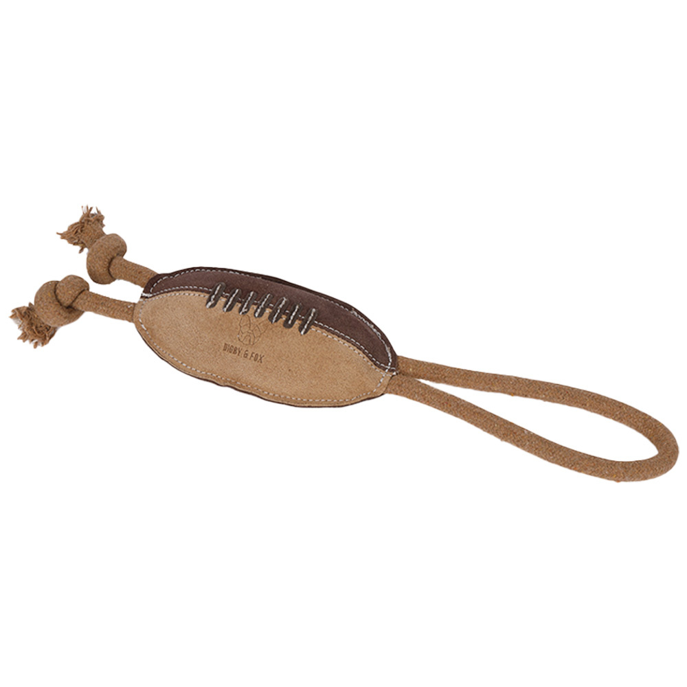 Hundleksak Rep Rugbyboll Natur