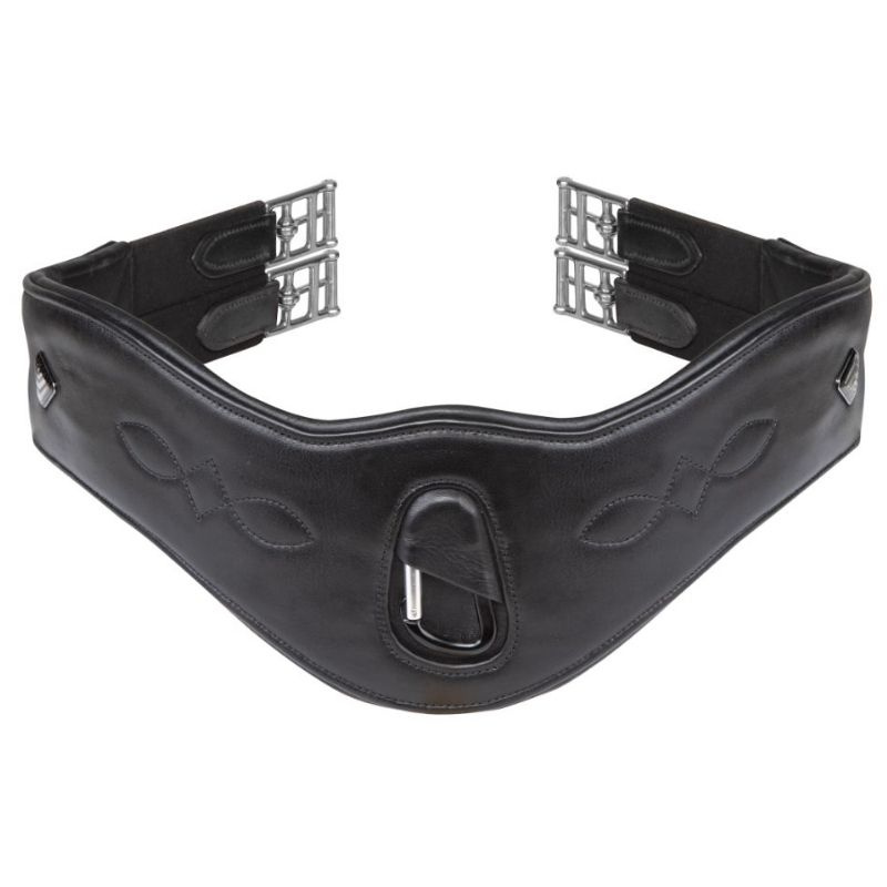 Anatomisk Sadelgjord LUSSO Elastic Svart