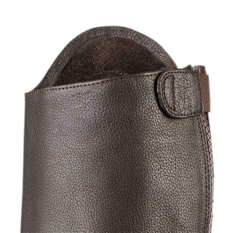 Shortchaps Leather Brun