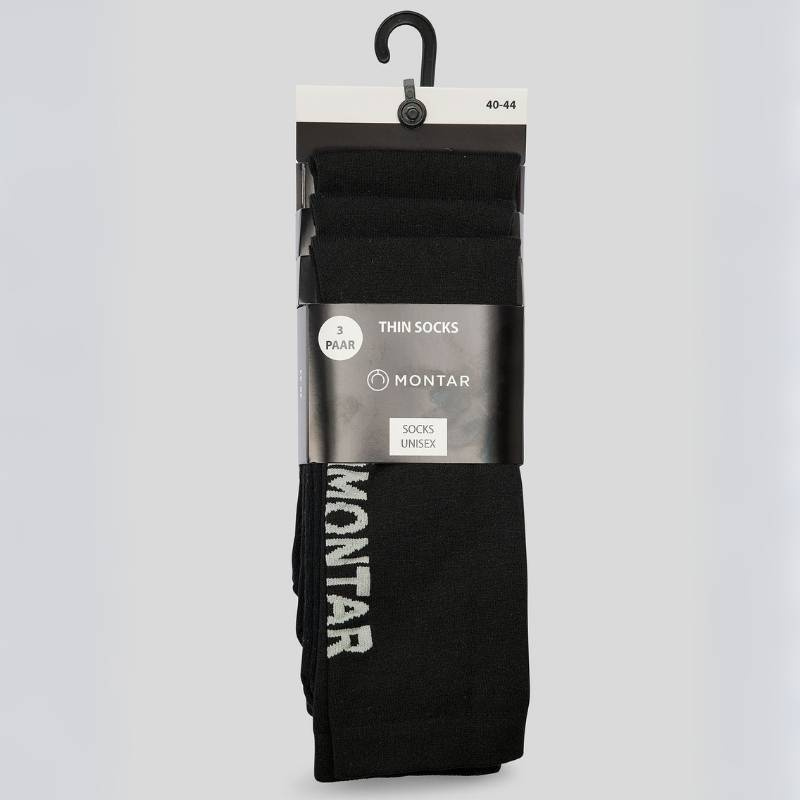 Ridstrumpor Nylon 3-pack Svart