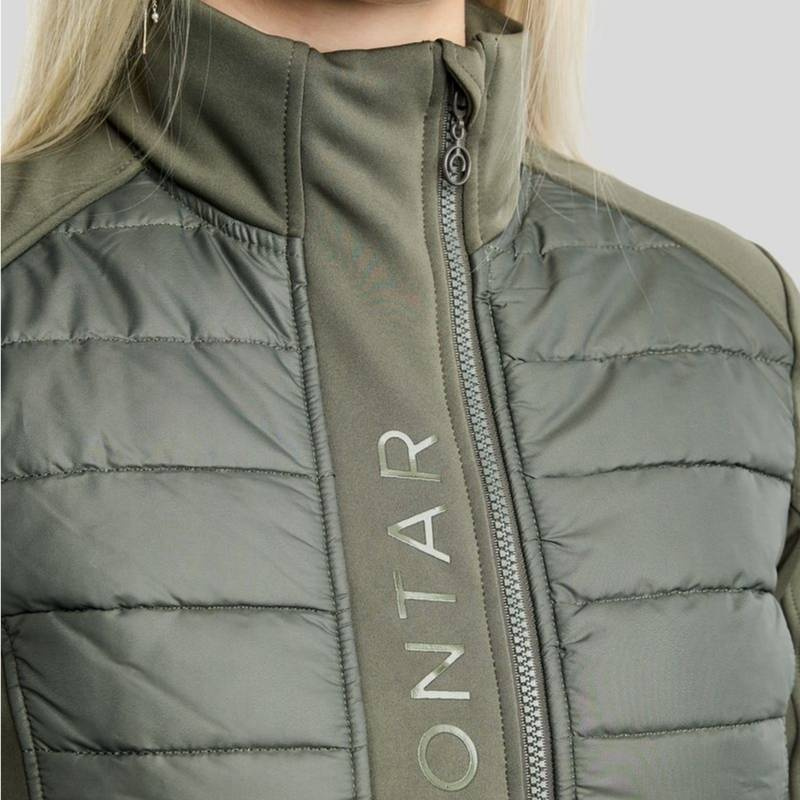 Hybridjacka Emma Softshell Forest Green