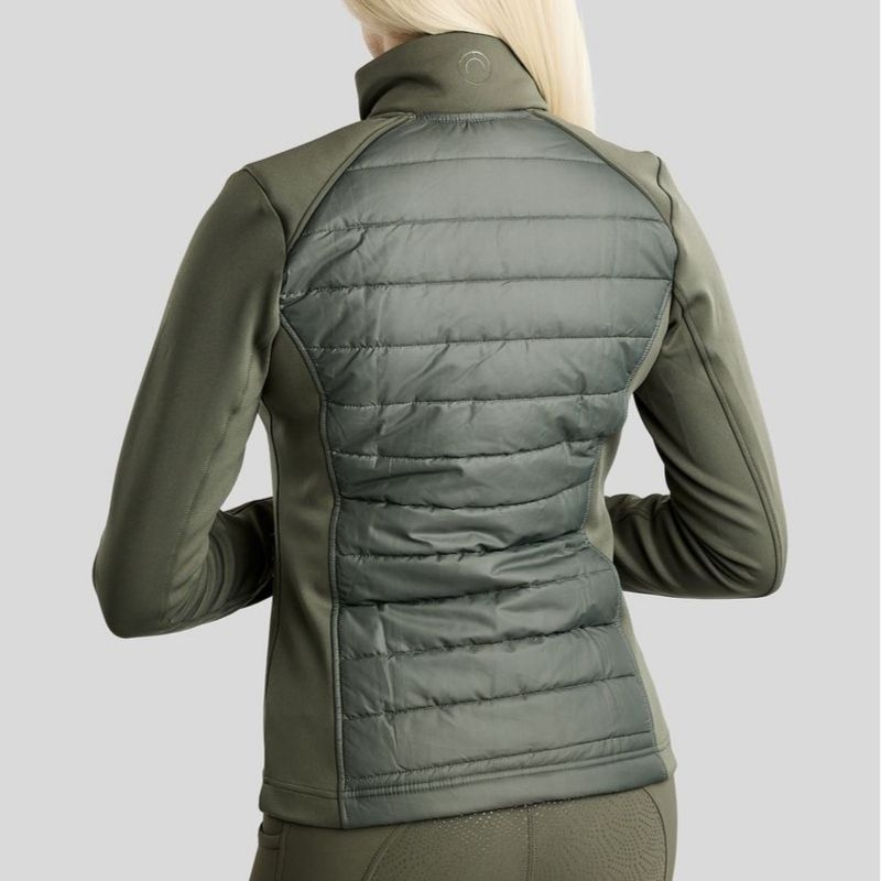 Hybridjacka Emma Softshell Forest Green