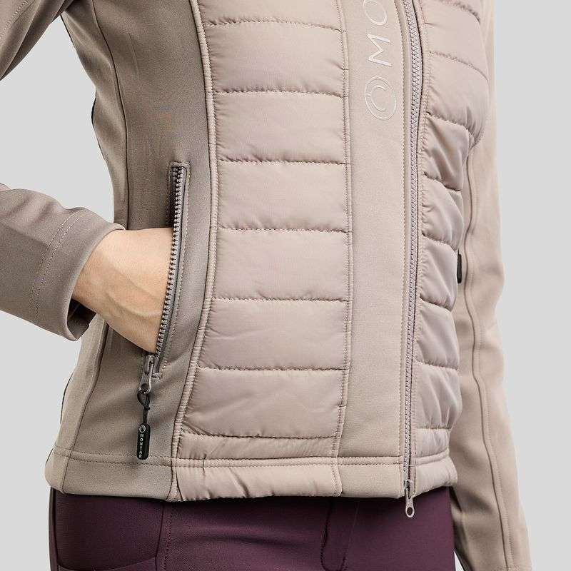 Hybridjacka Emma Softshell Pearl Grey
