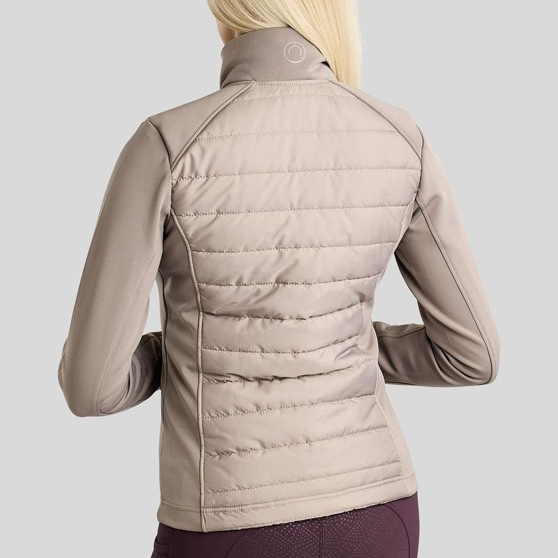 Hybridjacka Emma Softshell Pearl Grey