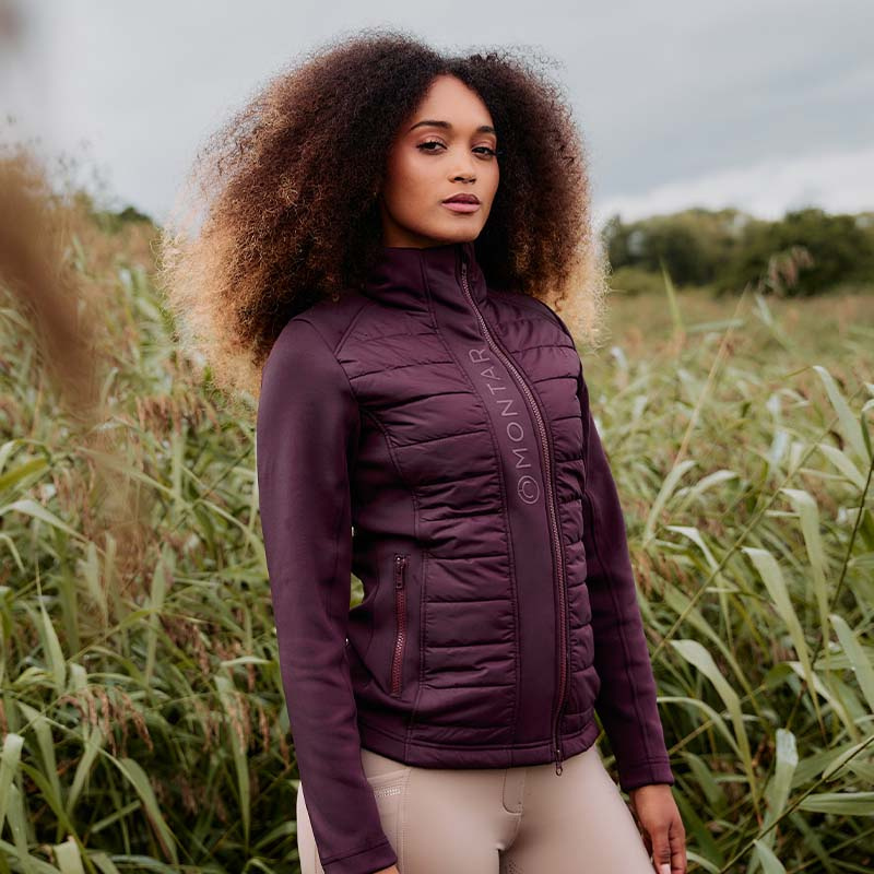 Hybridjacka Emma Softshell Fig