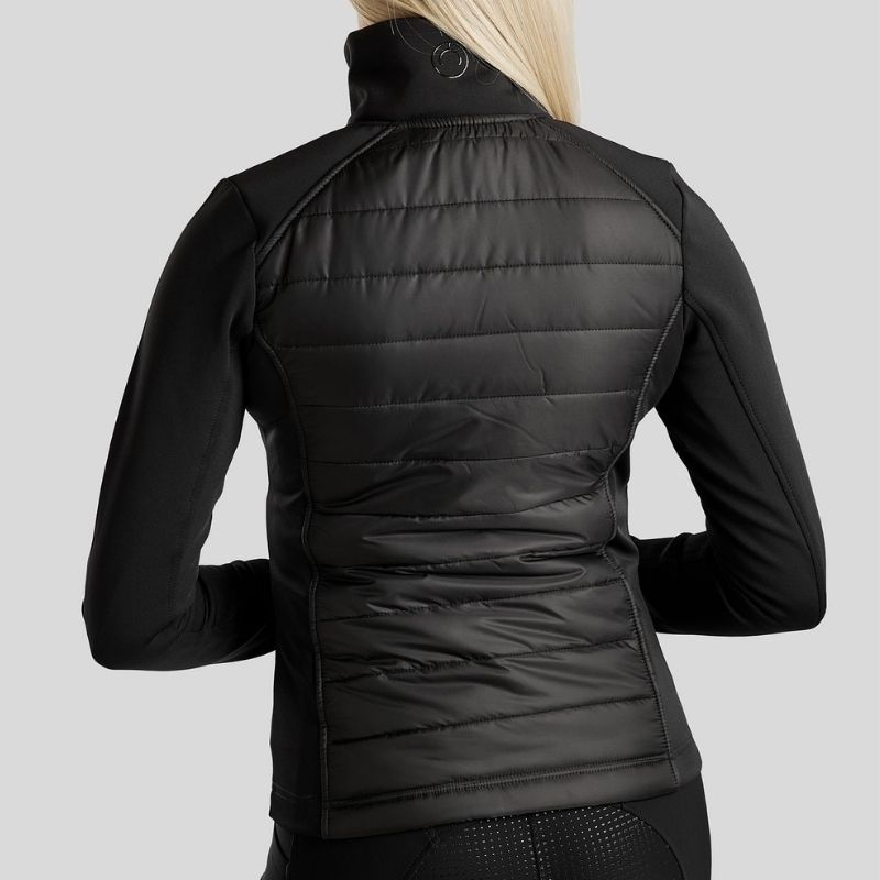 Hybridjacka Emma Softshell Svart