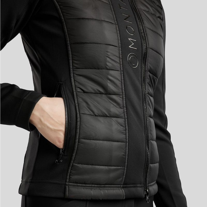 Hybridjacka Emma Softshell Svart