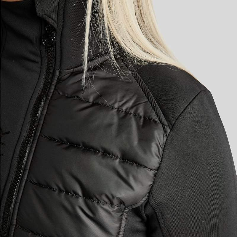 Hybridjacka Emma Softshell Svart