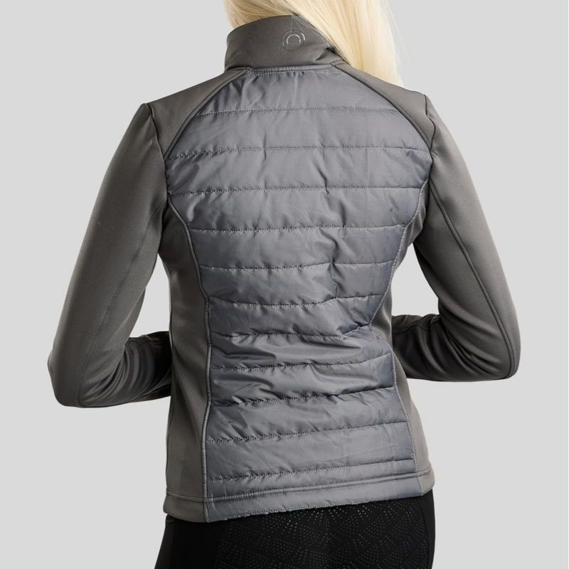 Hybridjacka Emma Softshell Grå