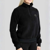Teddyfleece MoEbba Q-Zip Svart Teddyfleece MoEbba Q-Zip Svart