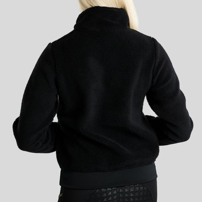 Teddyfleece MoEbba Q-Zip Svart