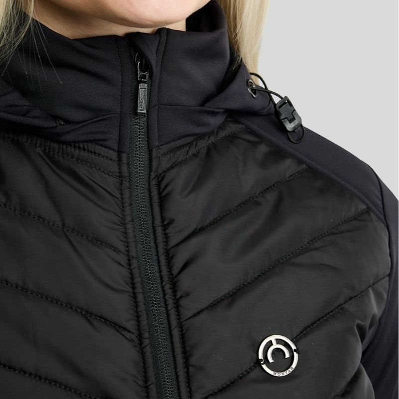 Hybridjacka MoAddie Logo Charm Svart