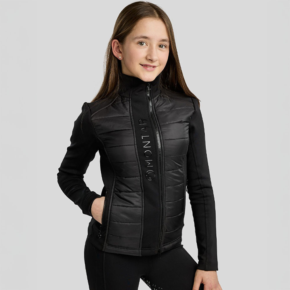 Hybridjacka Barn/Junior Emma Softshell Svart