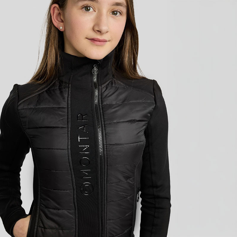 Hybridjacka Barn/Junior Emma Softshell Svart