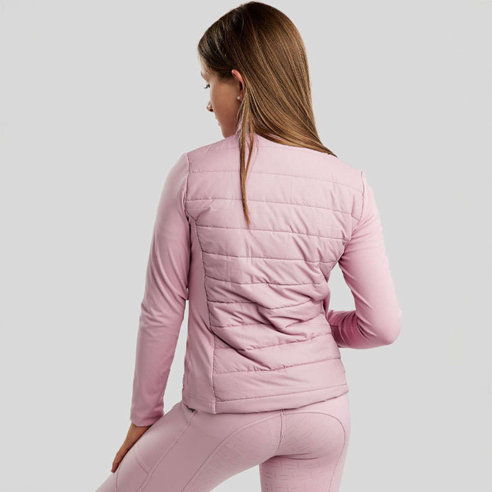 Hybridjacka Barn/Junior MoLila Softshell Champagne Crystal Tape Candy Pink