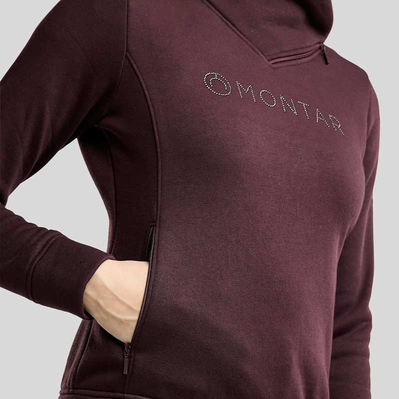 Sweatshirt MoNaja Gun Metal Crystals Fig
