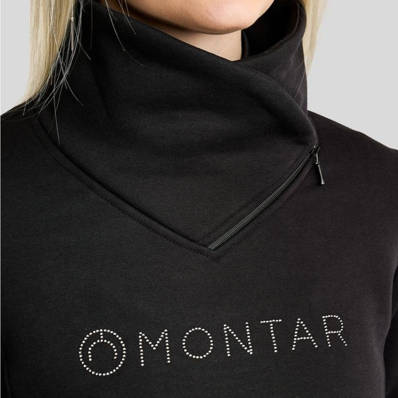 Sweatshirt MoNaja Gun Metal Crystals Svart