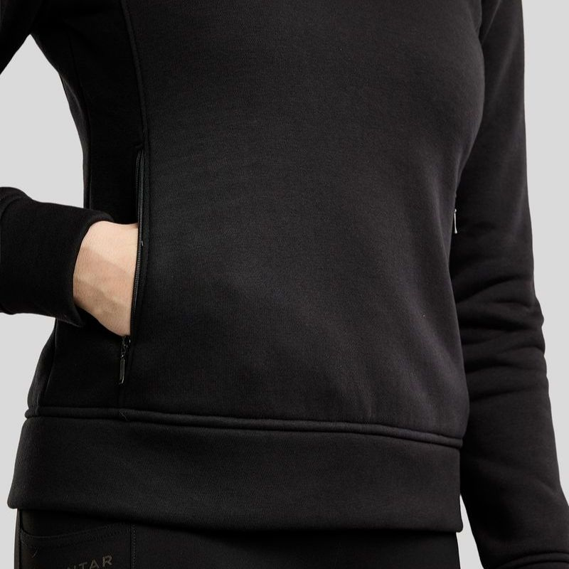 Sweatshirt MoNaja Gun Metal Crystals Svart