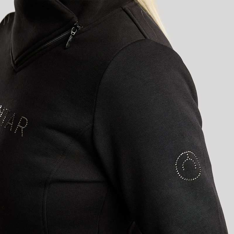 Sweatshirt MoNaja Gun Metal Crystals Svart
