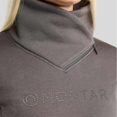 Sweatshirt MoNaja Gun Metal Crystals Grå Sweatshirt MoNaja Gun Metal Crystals Grå