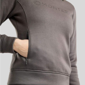 Sweatshirt MoNaja Gun Metal Crystals Grå Sweatshirt MoNaja Gun Metal Crystals Grå