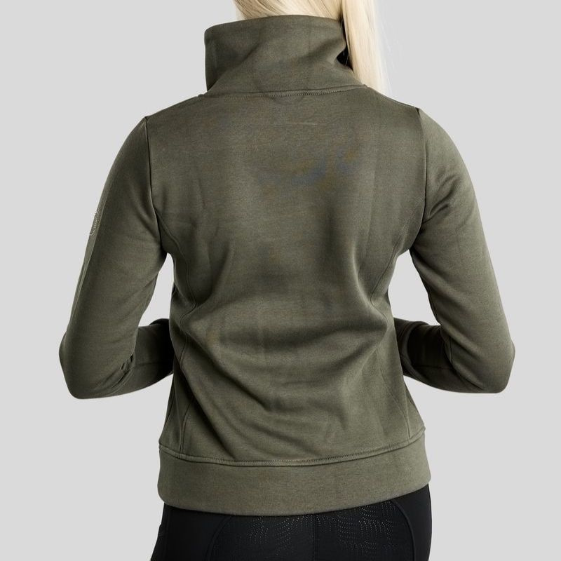 Sweatshirt MoNaja Crystals Forest Green