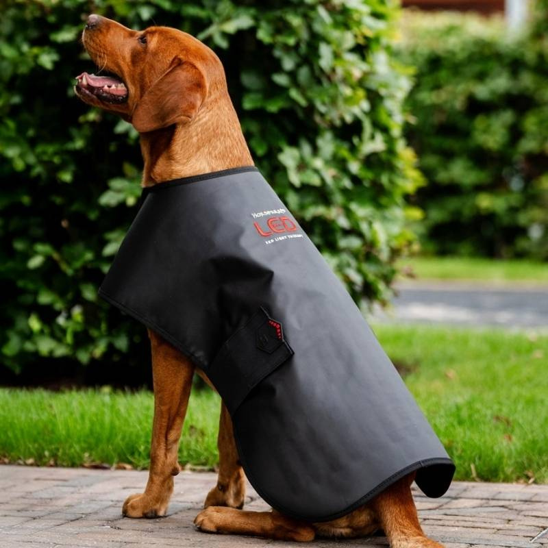 Terapitäcke Hund LED Red Light Therapy Svart 