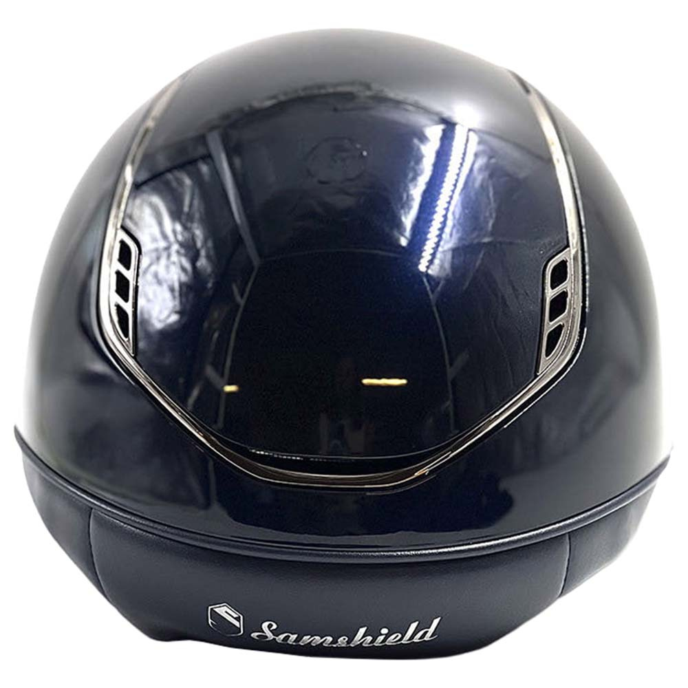 Ridhjälm Miss Shield 2.0 Glossy Crystal Blazon Marinblå