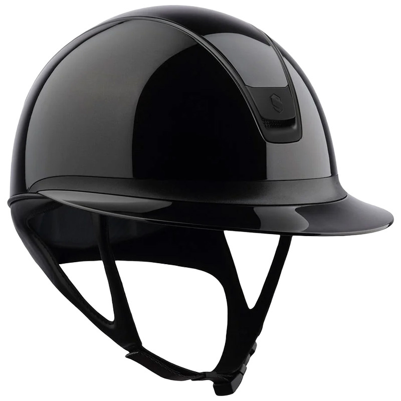 Ridhjälm Miss Shield 2.0 Glossy Matt Trim Blazon Svart