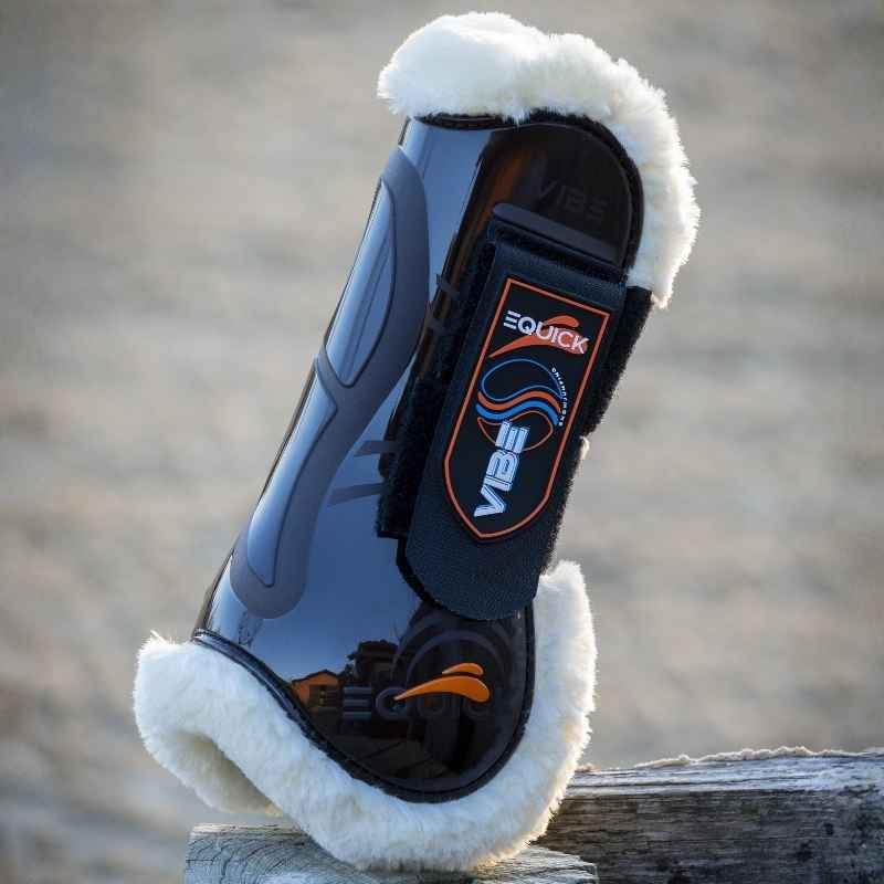 Senskydd Vibe Velcro Fluffy Svart