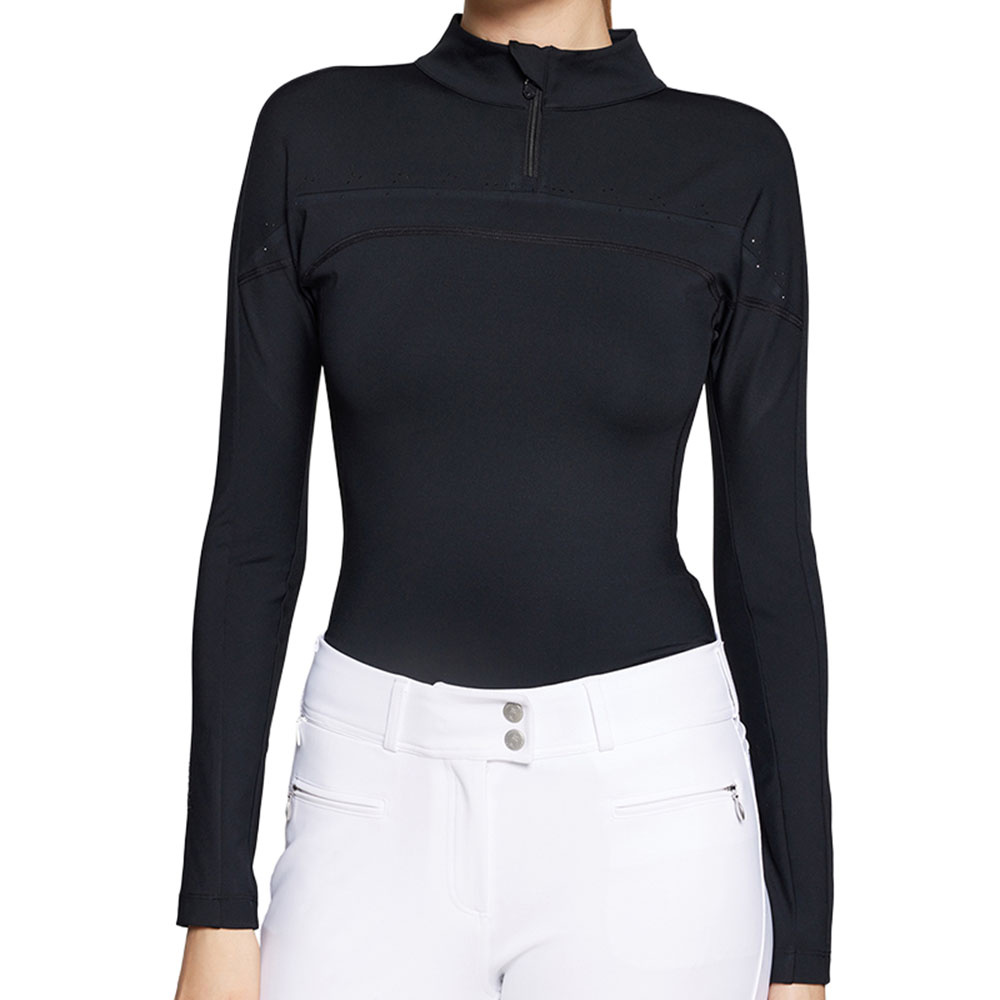 Funktionströja Amber 1/2 Zip Svart