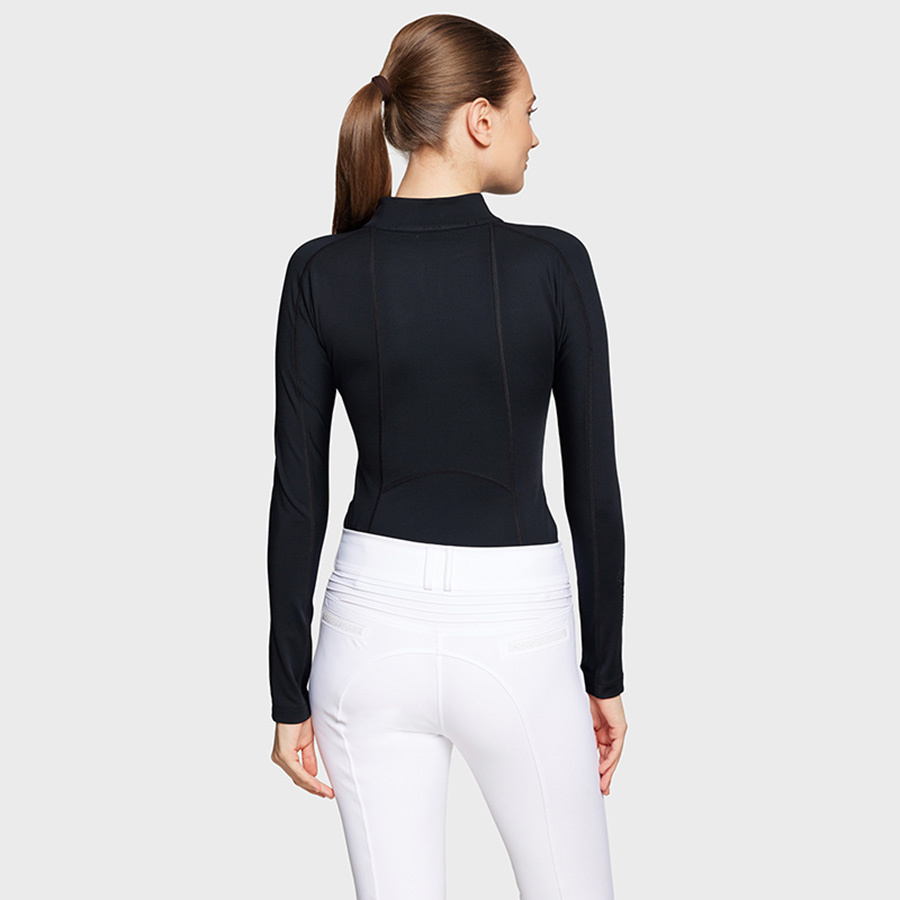 Funktionströja Amber 1/2 Zip Svart