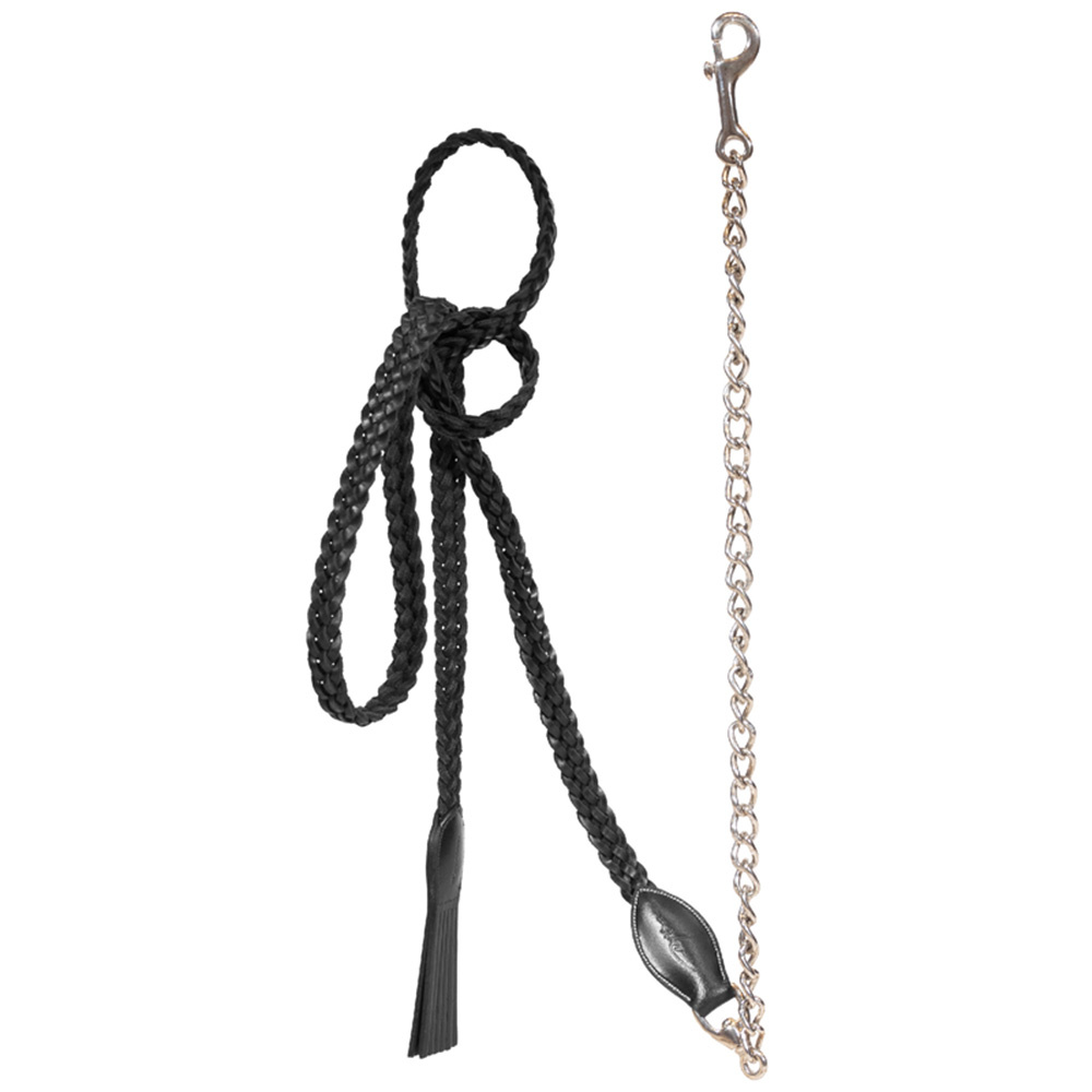 Kedjegrimskaft Plaited Leather WBD Svart