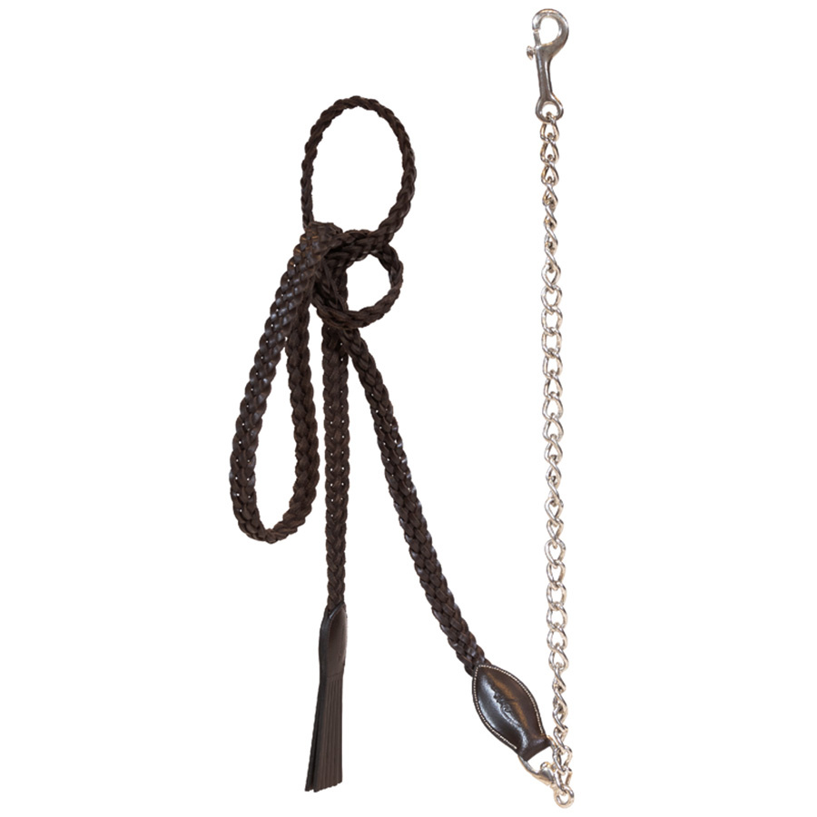 Kedjegrimskaft Plaited Leather WBD Brun